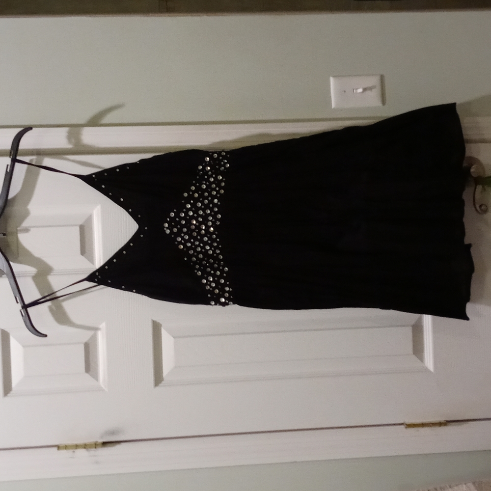 Venus Rhinestone little black dress - Picture 1 of 6